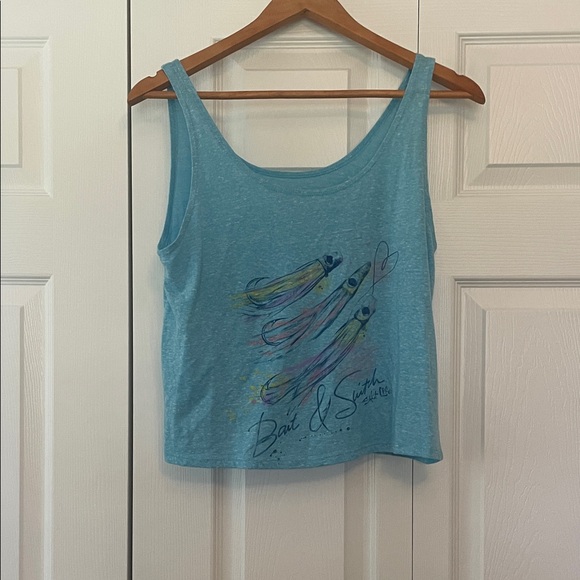 Salt Life Tops - Salt Life Aqua Graphic Tank Top